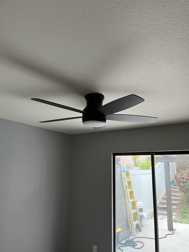 Thousand Oaks Ceiling Fan Installed in Living Room