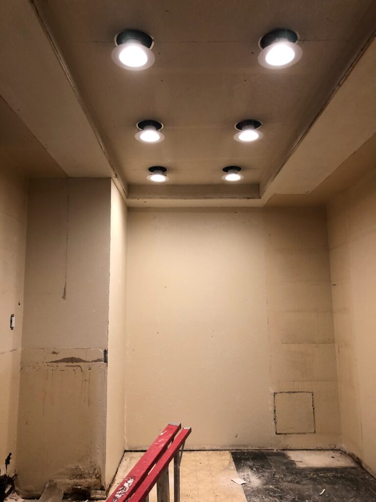 New Ceiling LED Lights in Kitchen