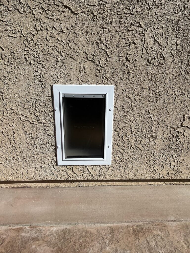 Completed Project - Residential Pet Door